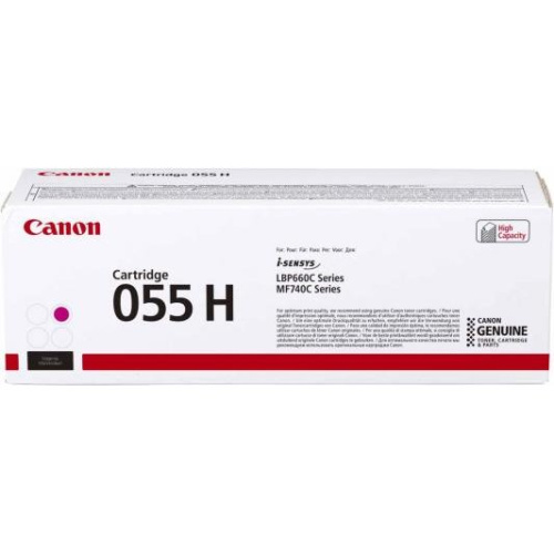 Картридж лазерный Canon 055 H M 3018C002 пурпурный (5900стр.) для Canon MF645Cx/MF643Cdw/MF641Cw/LBP623Cdw/621Cw