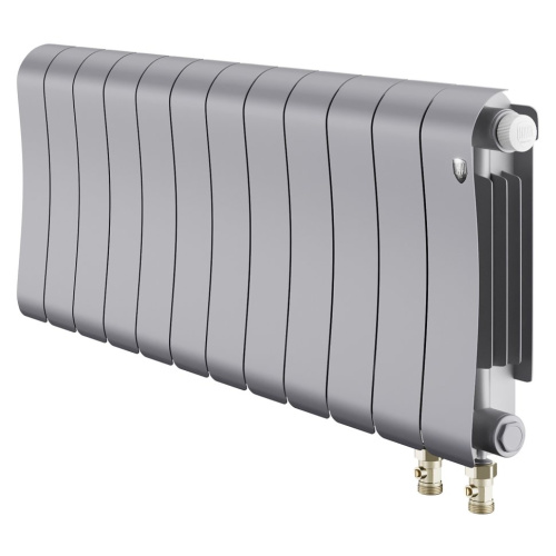 Биметаллический радиатор отопления Royal Thermo Infinity 300 Silver Satin VR80 12 секций