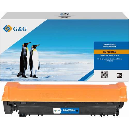 Картридж лазерный G&G GG-W2010A W2010A(659A) черный (16000стр.) для HP CLJ Ent M856/MFP M776