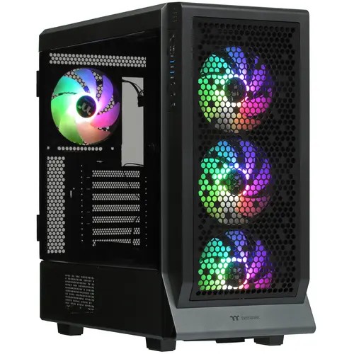 Корпус Thermaltake Ceres 500 TG ARGB (CA-1X5-00M1WN-00) черный без БП ATX 4x140mm 2xUSB3.0 1xUSB3.1 audio bott PSU