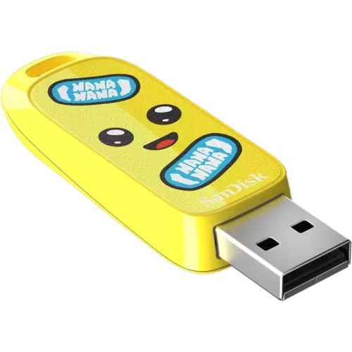 USB-флешка SanDisk Fortnite, Peely Edition 128Gb (SDCZIF-128G-G46), USB3.2, жёлтая