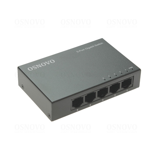 Коммутатор неуправляемый Osnovo SW-5G 5x1Гбит/с