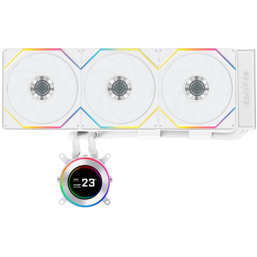 СВО Lian Li HydroShift II LCD-C 360TL (GHS2LCD36TW White) (G89.GHS2LCD36TW.R0) / 3x120mm ARGB PWM Fans