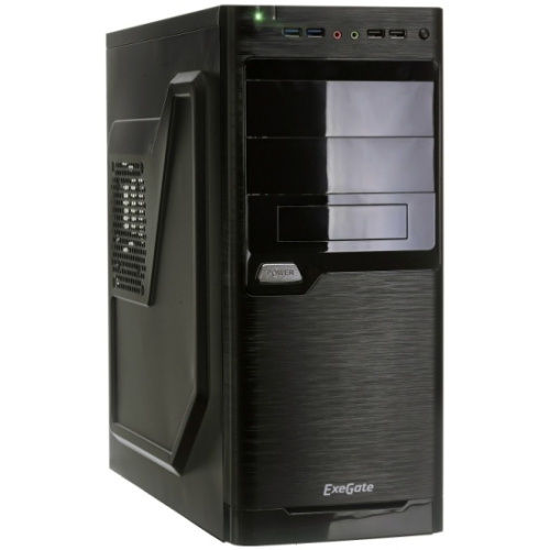 Корпус ExeGate XP-330U Black EX272731RUS ATX, без БП, 2xUSB+2xUSB3.0, Audio