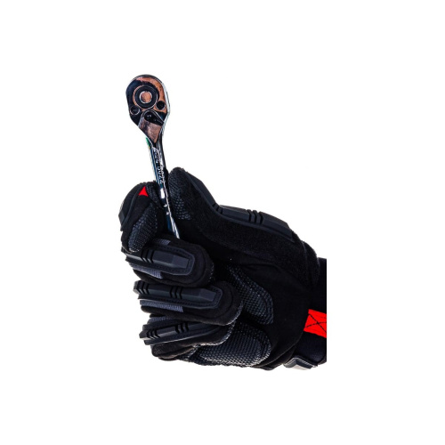 Ключ трещотка JTC 5022 1/4 72-зубцовая с металлической рукояткой, длина 128мм