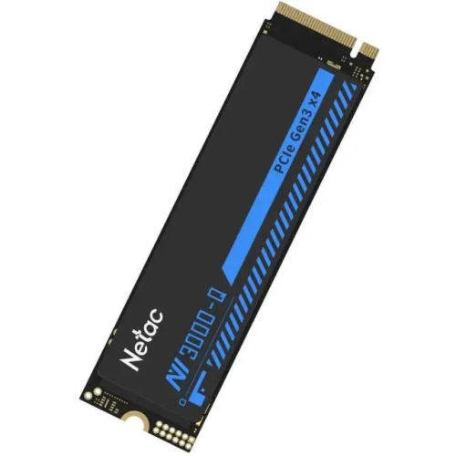 SSD Netac NV3000 (NT01NV3000Q-512-E4X) 512Gb M.2 2280, PCI-E 3.0 x4, 3D NAND, 3000/1200MBs, NVMe, heatsink