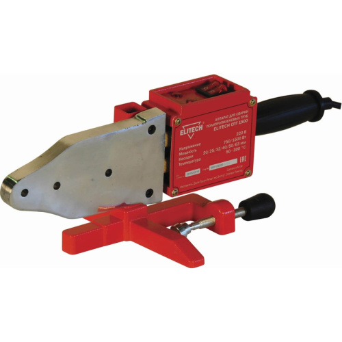 Сварочный аппарат ELITECH СПТ 1500Э (E1704.005.00) для полипропиленовых труб