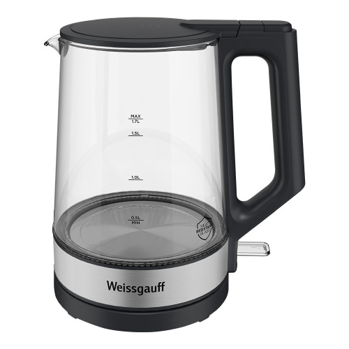 Электрочайник Weissgauff WK 1700 EcoGlass Graphite