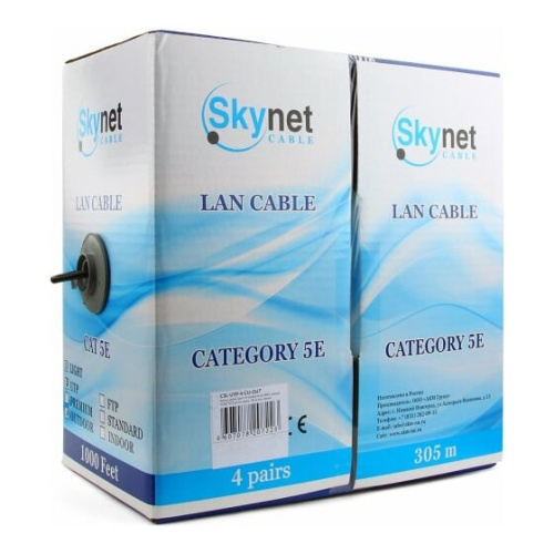 Витая пара SkyNet CSL-UTP-4-CU-OUT черный