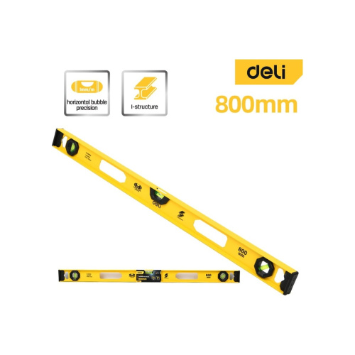 Уровень строительный Deli DL29800G 800мм