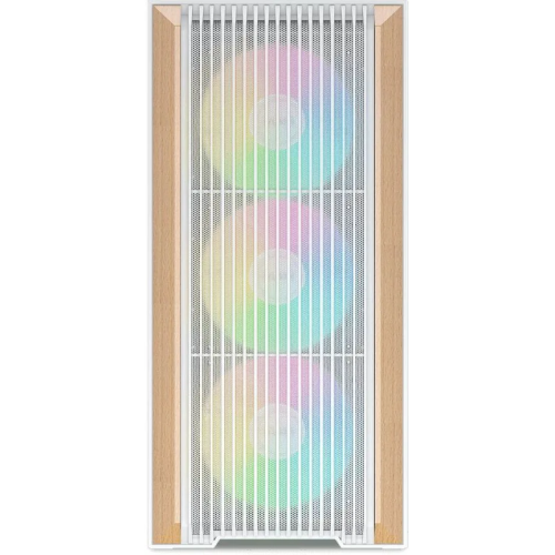 Корпус SAMA Z60 White (Z60-WHAWA4X1-GL) без БП, Midi-Tower, TG, 4x140mm ARGB, 2xUSB 3.0 + 1xUSB 3.1 Type-C, E-ATX, ATX, mITX