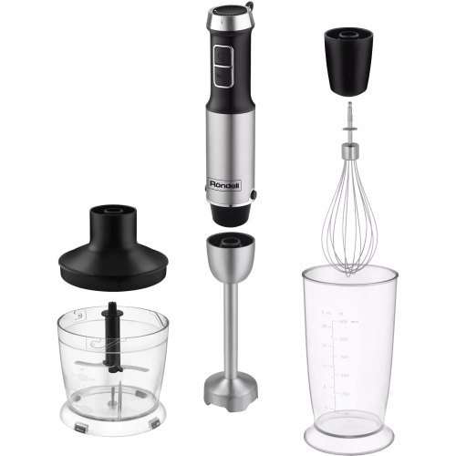 Блендер Rondell RDE-1306 черный/серебристый