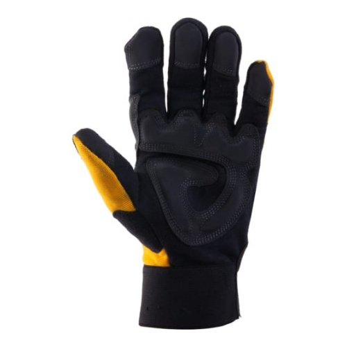 Перчатки антивибрационные Jeta Safety JAV01-VP (JAV01-VP-11/XXL) р.11/XXL черно-желтые