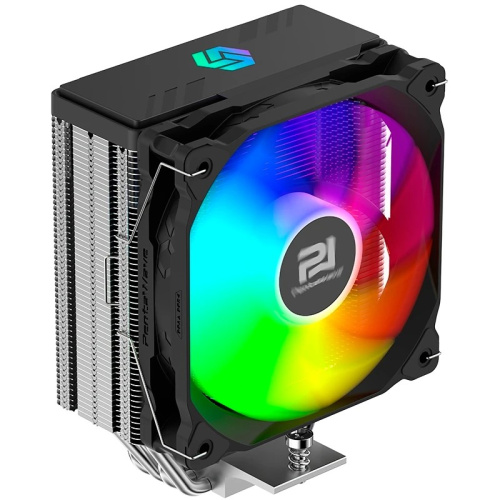 Кулер PentaWave PC-Z04E SRB ARGB V2 LGA115X/1200/1700/1851/AM4/AM5 (TDP 220W, 1*120mm ARGB PWM Fan, 4 тепловые трубки 6мм, 600-1950RPM)