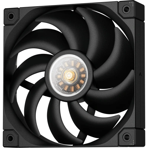 Вентилятор DEEPCOOL FT12 120x120x25мм (PWM, White LED, черный, 500-2150об/мин) Color BOX