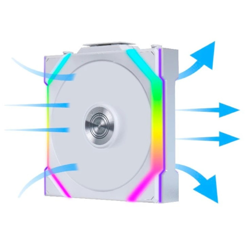 Вентилятор Lian Li UNI Fan SL Wireless 120 (G99.12SL1W1W.R0) / 12SL1W1W White / 120x124,5x28мм (PWM, ARGB, 2000 об/мин (Max.), 28.5dBa)