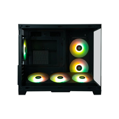 Корпус XASTRA QW500M 6ARGB-FC-C6-UC Black (QW500M-1FA36A-1FA24A-1FC12A-C6-UC) mATX/Aquarium/Screewless/120+240+360mm ARGB PWM FC fans