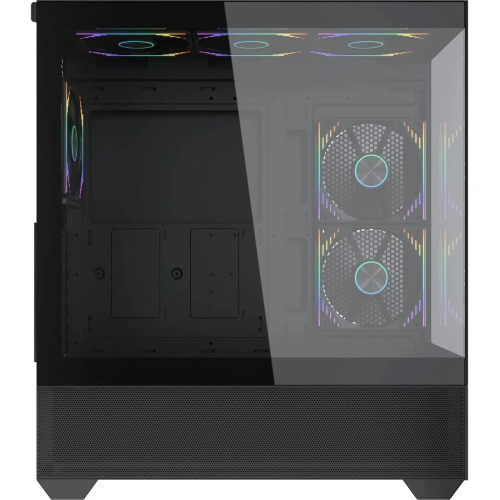 Корпус Accord ACC-EL1B TG, ATX, Midi-Tower, без БП, черный