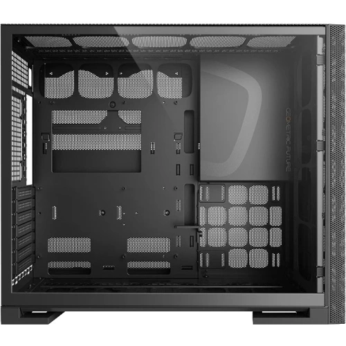 Корпус Geometric Future Model 5 Vent Black Yellow with fans (1AM5VTBY01100) / mid tower, E-ATX / 5x140mm ARGB fans