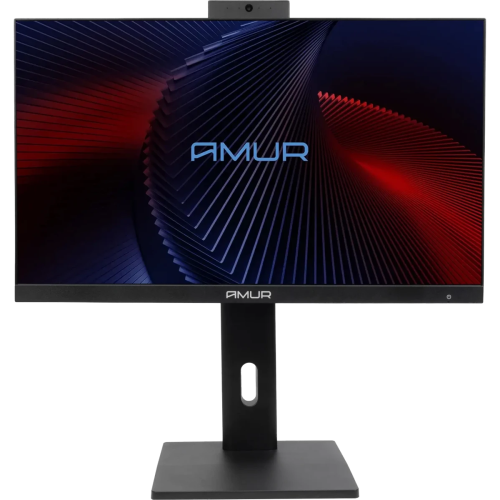 Моноблок Amur Тигр H6I12 (2147456) Full HD i3 12100 (3.3) 16Gb SSD512Gb UHDG 730 FreeDOS GbitEth WiFi BT 120W клавиатура мышь Cam черный 1920x1080(RUS)