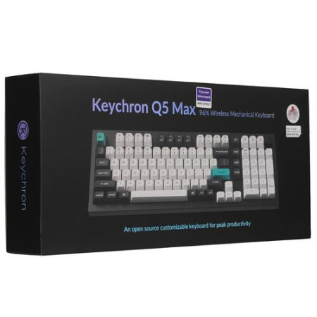 Клавиатура  проводная + беспроводная Keychron Q5 Max