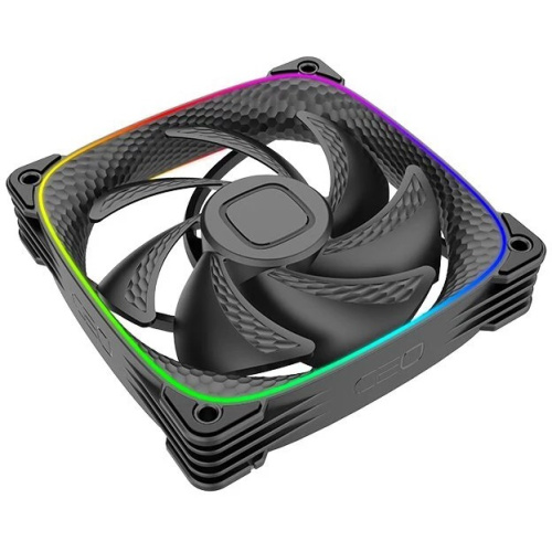 Вентилятор Geometric Future Squama 2503B (1F2503B112001) Single Pack / 120mm, 2000 RPM, 69.11 CFM, 29.0 dBA, 5V ARGB, Black