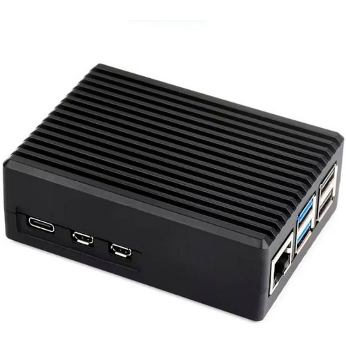 Корпус ACD RA794 металлический для Raspberry Pi 5 c охлаждающим вентилятором