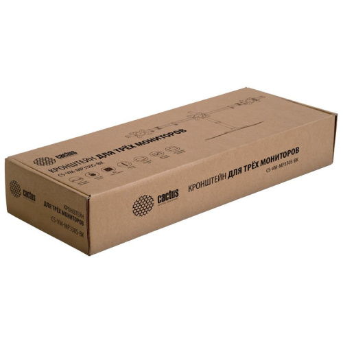 Кронштейн для мониторов Cactus CS-VM-MP330S-BK черный 15"-24" макс.8кг настольный наклон