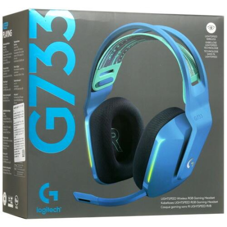 Беспроводные наушники Logitech G733 синий