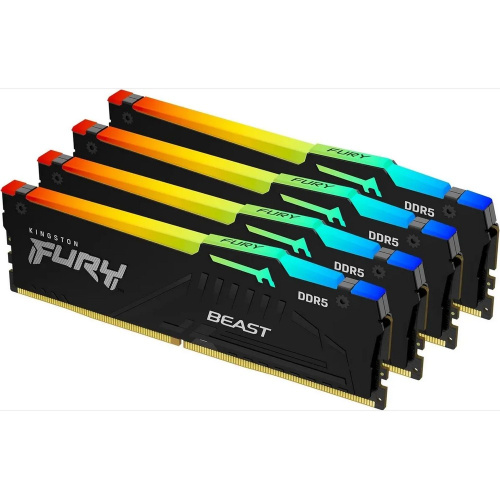ОЗУ Kingston Fury Beast KF560C40BWAK4-64 DDR5 - 4x 16ГБ 6000МГц, DIMM, Ret