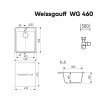 Мойка Weissgauff WG 46007 Deep Black