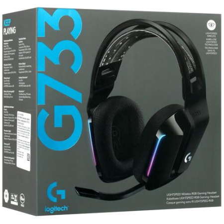 Беспроводные наушники Logitech G733 черный