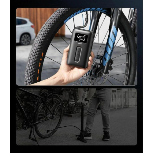 Насос UGREEN CD259 (15951) Portable Tire Inflator Black