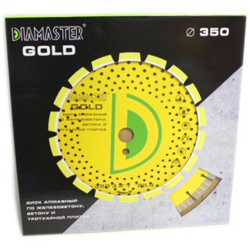 Диск сегментный DIAMASTER Turbo Golden Type (121.000.7005) 350х25.4 х3.2х12мм