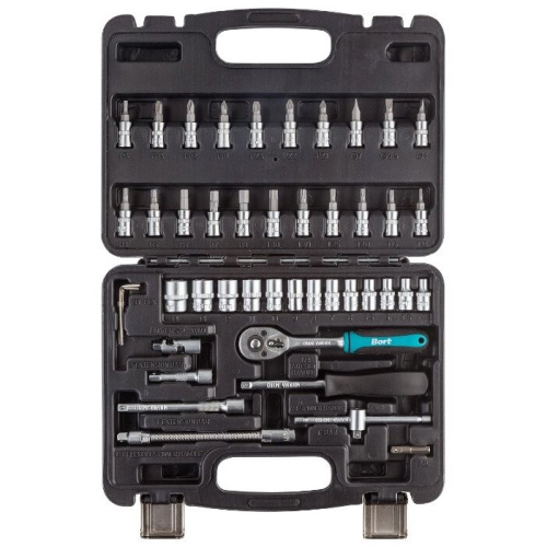 Набор инструментов Bort BTK-46 46 предметов (жесткий кейс)