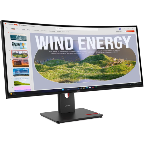 Монитор Lenovo ThinkVision T34wd-40 (64AEGAT1UK) черный