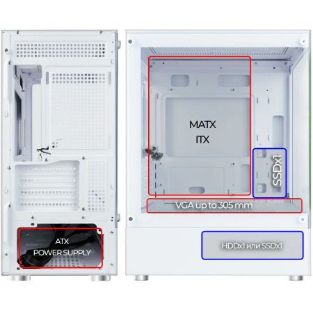 Корпус Ginzzu CL480