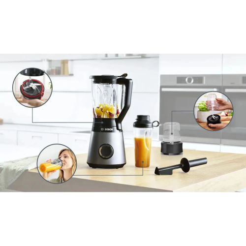 Блендер стационарный Bosch MMB6177S серебристый