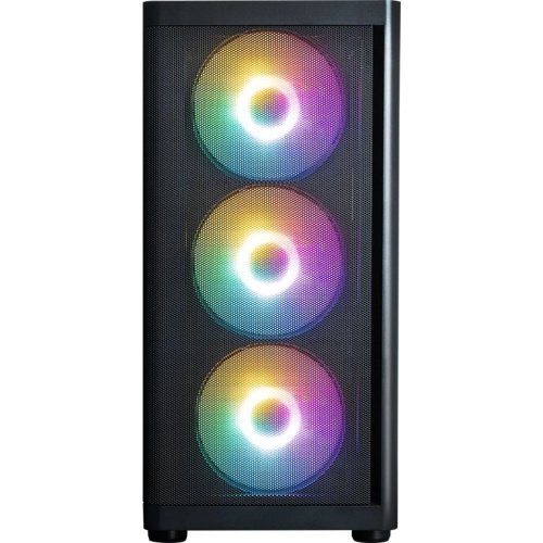 Корпус ZALMAN M4 SE, MATX, Black, Window, 1xCombo (3.5'' or 2.5''), 1x3.5", 2x2.5", 2xUSB2.0,1xUSB3.0, Front 3x120mm FRGB, TOP 2x120mm FRGB