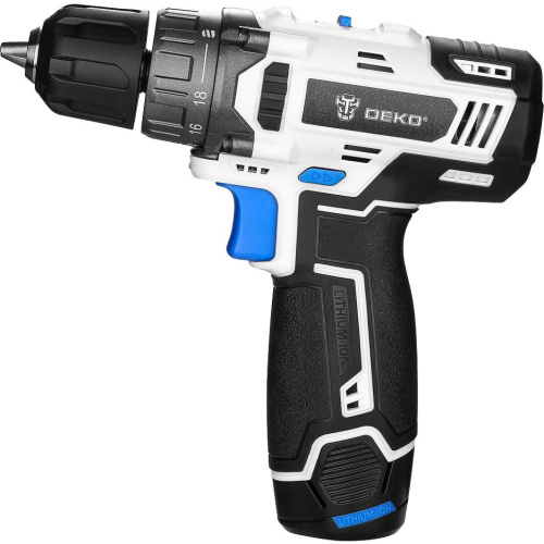 Дрель-шуруповерт аккумуляторная DEKO DKCD12V (083-1106) Snow White 1х2.0 Ач SET1