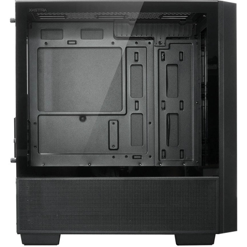 Корпус XASTRA A400M 0F Black (A400M-0F) mATX/Mesh/Screwless TG+Mesh/ no fans