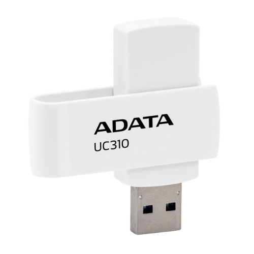 USB-флешка A-DATA UC310 (UC310-128G-RWH) , 128GB, USB 3.2, белый
