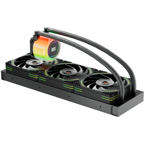 СВО 1STPLAYER CC 360 Black (CC-360-BK) / 3x120mm, ARGB