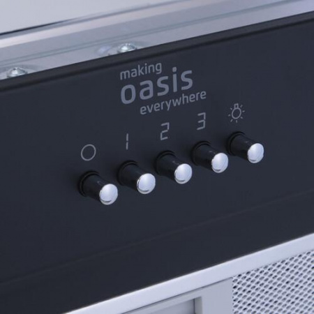 Вытяжка полновстраиваемая Оasis UN-50B черный