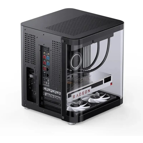Корпус Jonsbo TK-1 2.0 Black без БП, mini-ITX, micro-ATX, черный