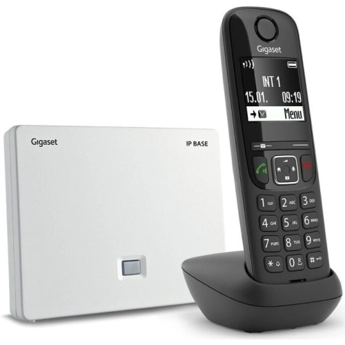 Телефон IP Gigaset AS690IP Base Rus (S30852-H3124-R101) черный