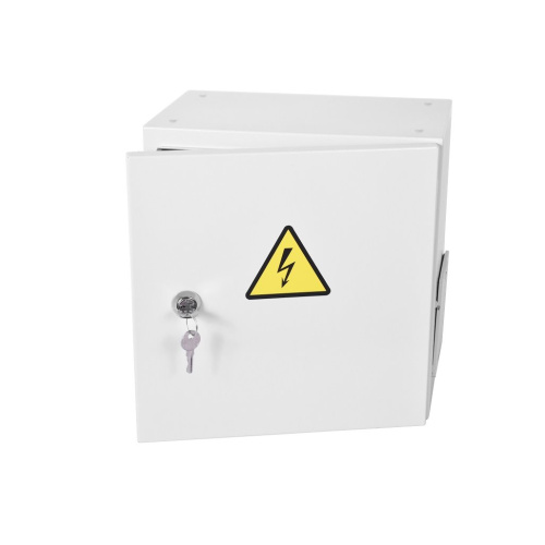 Шкаф серверный ЦМО Эконом (ШТВ-НЭ-4.4.25-3ААА-Т2) настенный 9U 400x250мм пер.дв.стал.лист задн.дв.спл.стал.лист несъемные серый 220мм 12кг 400мм IP66