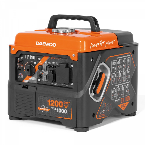 Генератор бензиновый DAEWOO GDA 1400i инверторный