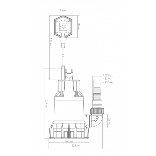 Насос ДЖИЛЕКС Фекальник 140/6 (5400)