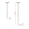 Кронштейн UniTeki LCD2101NW white